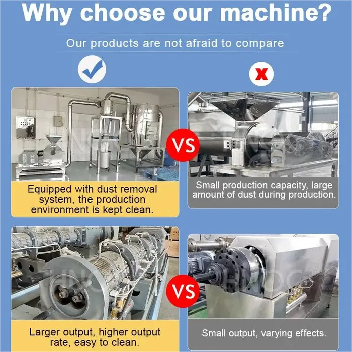 Machine de production d'aliments pour animaux de compagnie double visserie extrudeuse à haute efficacité pour chiens chats et poissons