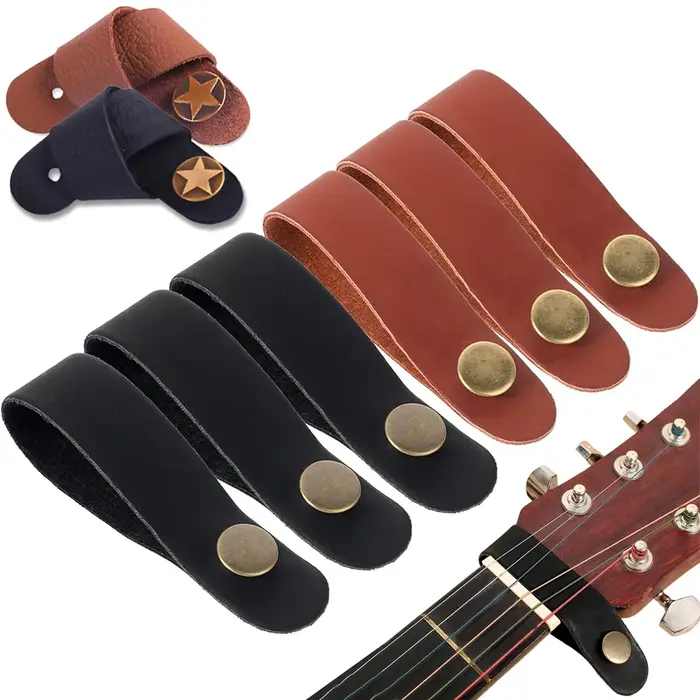 Corde de liaison de cou de guitare, matériau PU, sangle de guitare Folk pour ukulélé, basse, accessoires d'instruments de guitare conventionnels