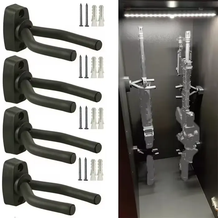 Support mural pour armes à feu, crochet de suspension d'affichage de stockage polyvalent pour fusils, fusils de chasse, pistolet, Airsoft, arc composé