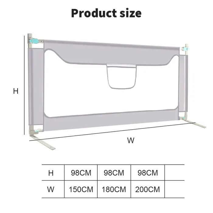 Clôture de lit de bébé, barrière de protection pour enfants, clôture de sécurité Anti-chute, barrièr