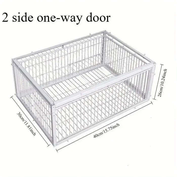 Piège à cage automatique robuste pour pigeons
