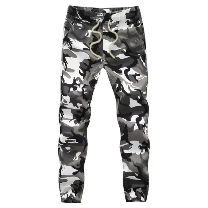 Pantalon cargo camouflage coton loose confortable 2025 - Jogger militaire chasse homme