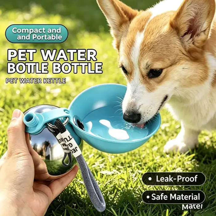 Fournitures pour animaux de compagnie : Distributeur d'eau portable pour chiens en déplacement, croc