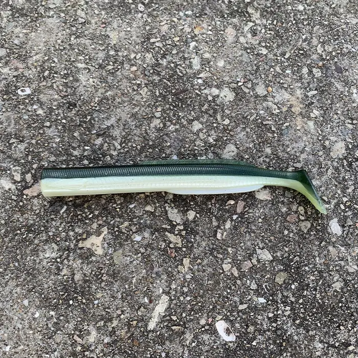 HAIMALUO heureux doux leurre de pêche queue artificielle eau salée appât de pêche Swimbait bar de me
