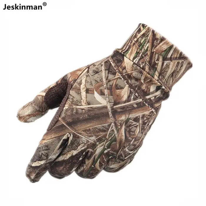 Gants de chasse élastiques à séchage rapide, Camouflage bionique, respirant, Protection complète des