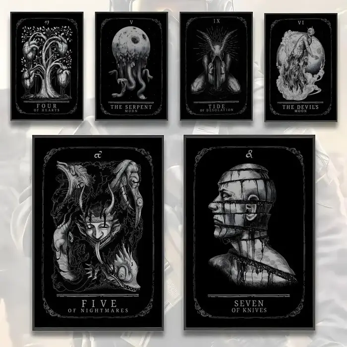 Affiche de jeu H-hunt Showdown esthétique pour salon bar décoration maison autocollant art mural moderne cadeau occassions spéciales