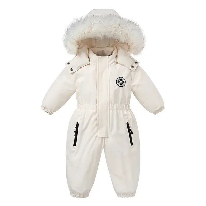 Combinaison de Ski chaude pour bébé, automne et hiver, salopette en velours pour garçons et filles, 