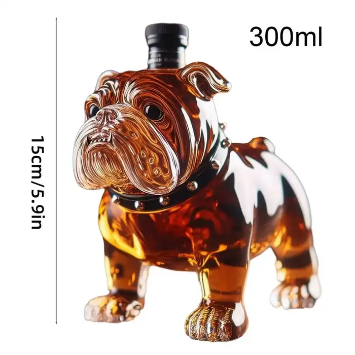 Bouteille de whisky pour chien, carafe à liqueur à collectionner, carafe à alcool pour Restaurants, 