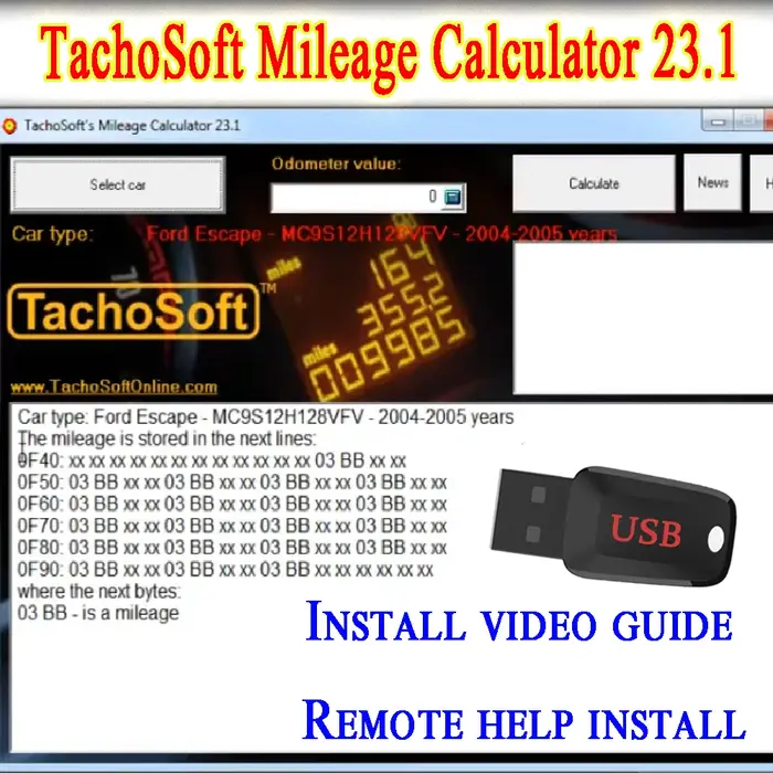 TachoSoft-Calculatrice numérique d'odomcirculation, logiciel de calcul de compteur V23.1 avec planif