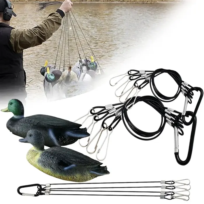 Ensemble leurres canards chasse gibier d'eau - Ligne 3M Outdoors accessoires ancres anti-embrouille