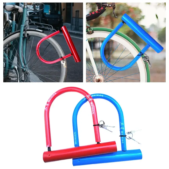 Serrure en U en acier robuste pour vélo, scooter et clôture - Sécurité maximale pour vos déplacements quotidiens et voyages