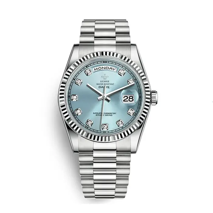 Montre homme luxe diamants cadran marque top quartz étanche horloge masculine casual wristwatch
