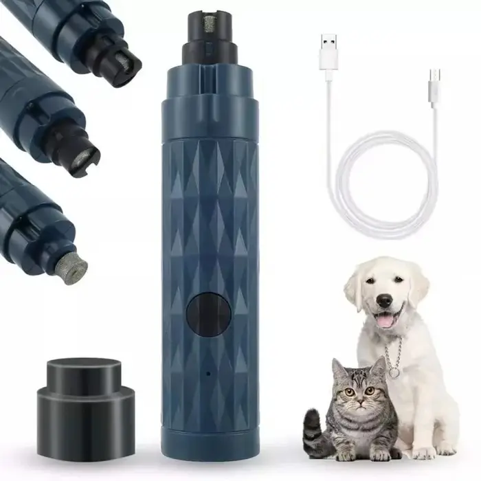 Coupe-ongles électrique pour chien avec lumière LED