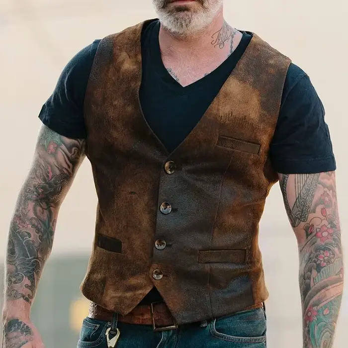 Gilet Vintage tendance pour hommes