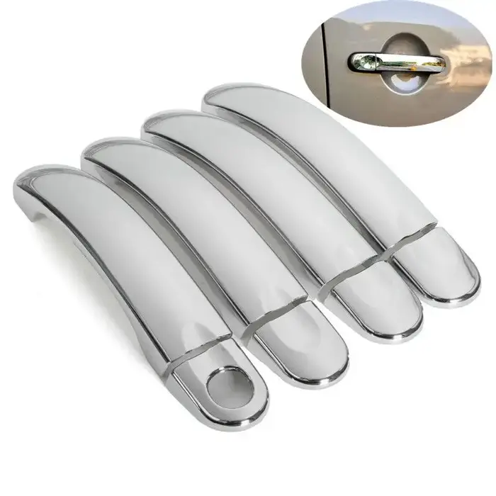 Couvercle de poignée de porte de voiture chromé, garniture, accessoires de style, pour Volkswagen VW