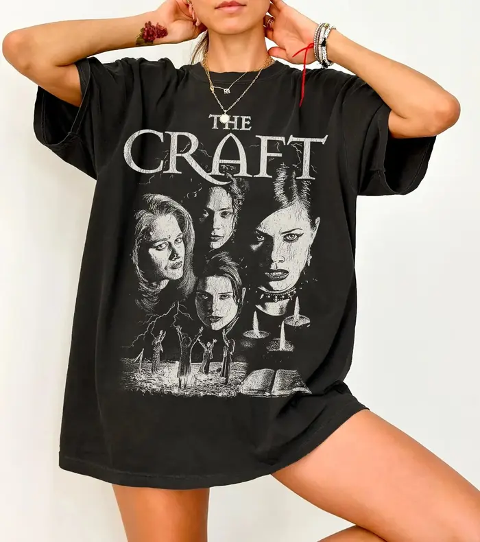 Jeu de sorcière (1996) thème T-shirt femme quatre saisons nouveau Style unisexe T-shirt style décont