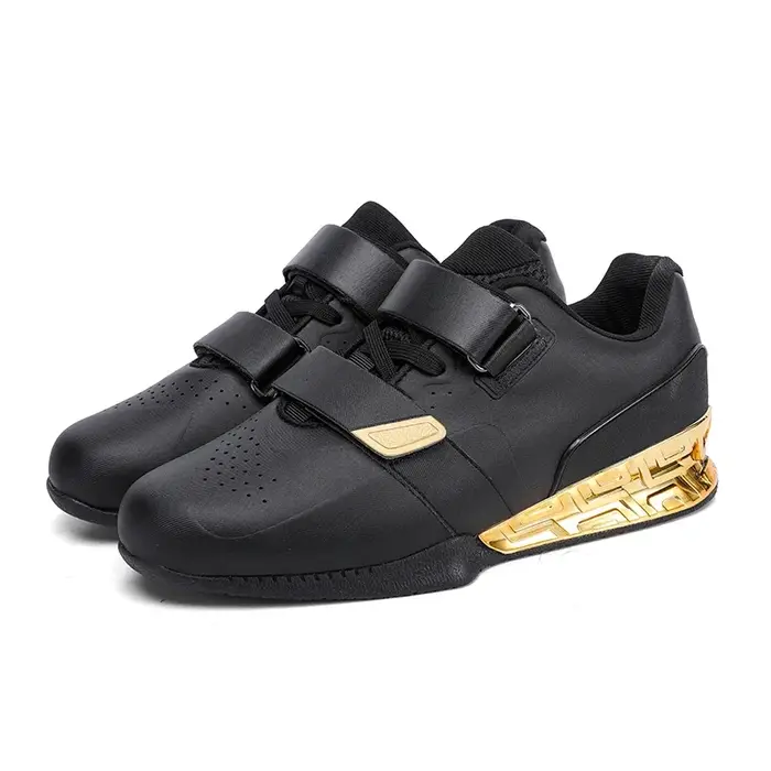 Chaussures d'athlétisme respirantes pour hommes nervures dures lifting squats profonds intérieur occasions spéciales