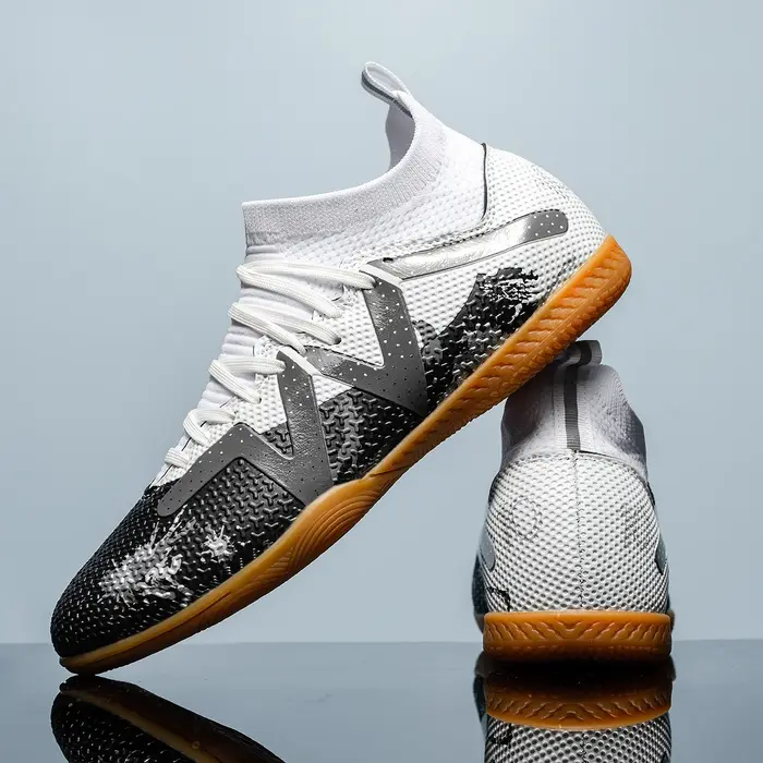 Chaussures de Football professionnelles à fond plat pour hommes, chaussures d'entraînement confortab