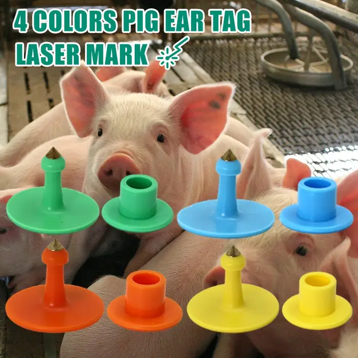 Étiquette d'oreille de cochon de défense
