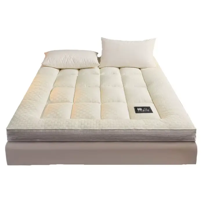 Surmatelas en peluche pour une expérience de sommeil luxueuse, coussin de lit doux au sol, lits d'hô