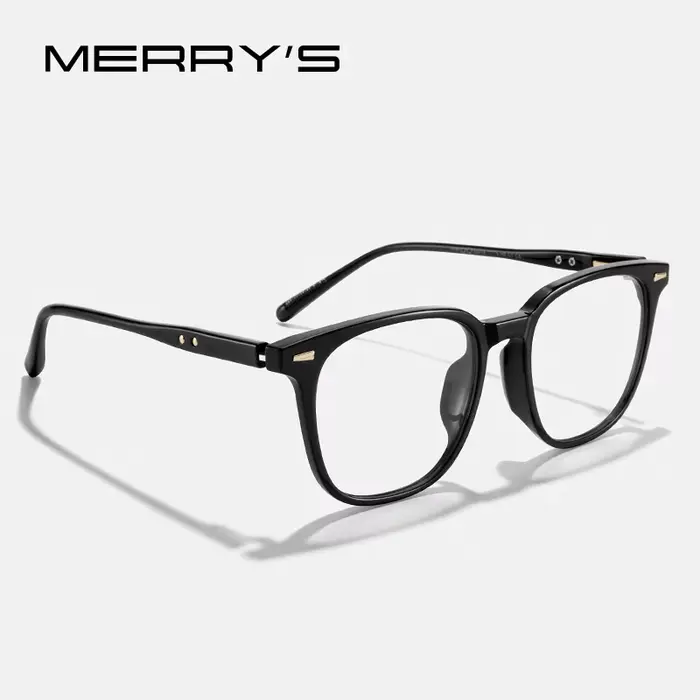 MERRYS DESIGN hommes femmes mode lunettes cadre carré lunettes optique cadre Prescription lunettes m