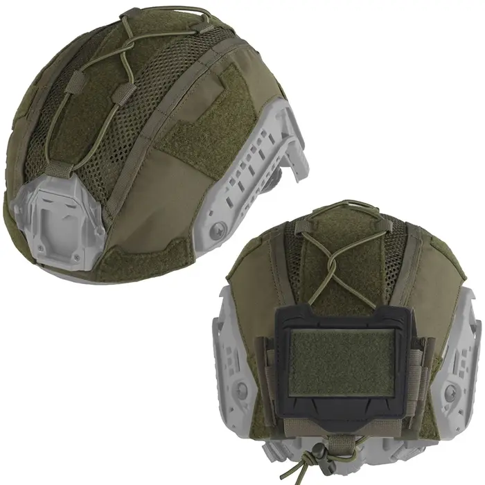 Housse tactique Gen 4th camouflage Ops-Core FAST casque chasse airsoft avec poche batterie NVG