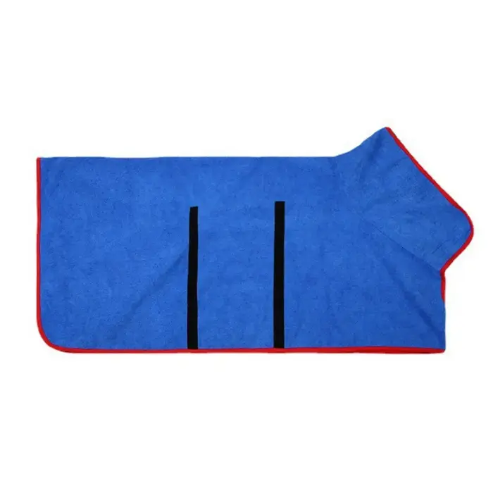 Nouveau peignoir absorbant pour chien, serviette de bain à séchage rapide pour animaux de compagnie,
