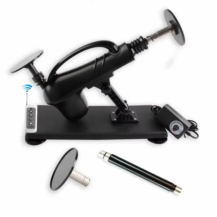 Machine Sexuelle Filaire/Sans Fil pour Homme et Femme, Gode Vibrateur Réglable, avec Pompage, Jouets