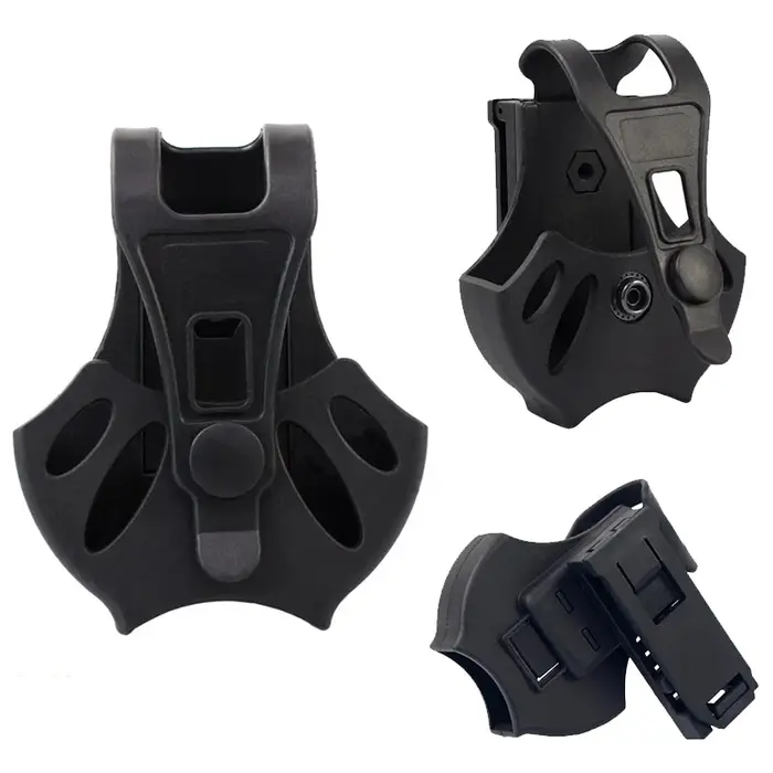 Étui tactique pour menottes professionnelles, étui pour manilles de Police, ceinture Molle rotative,