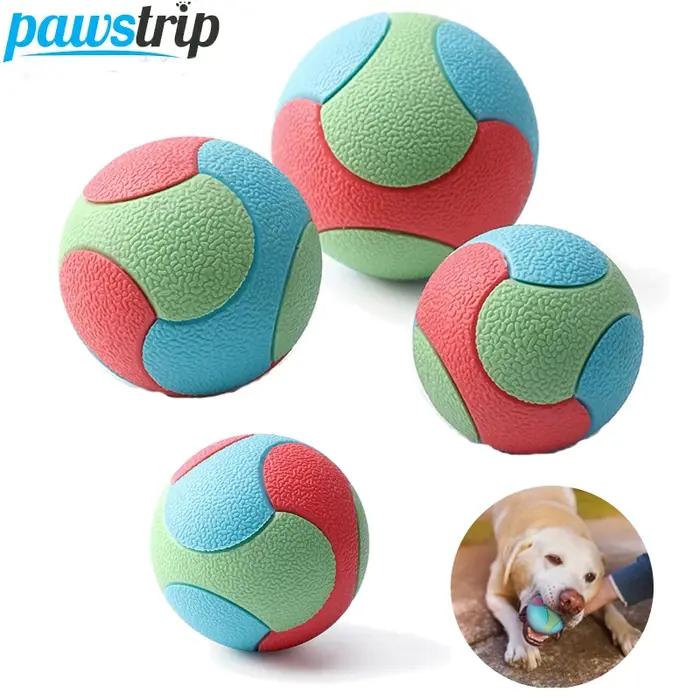 Balle à Mordre Rebondisnoyaux Jouets à Mâcher pour Chiens Petits Moyens et Grands Chiens Livres de Dents Produits d'Entraînement Occasions Spéciales