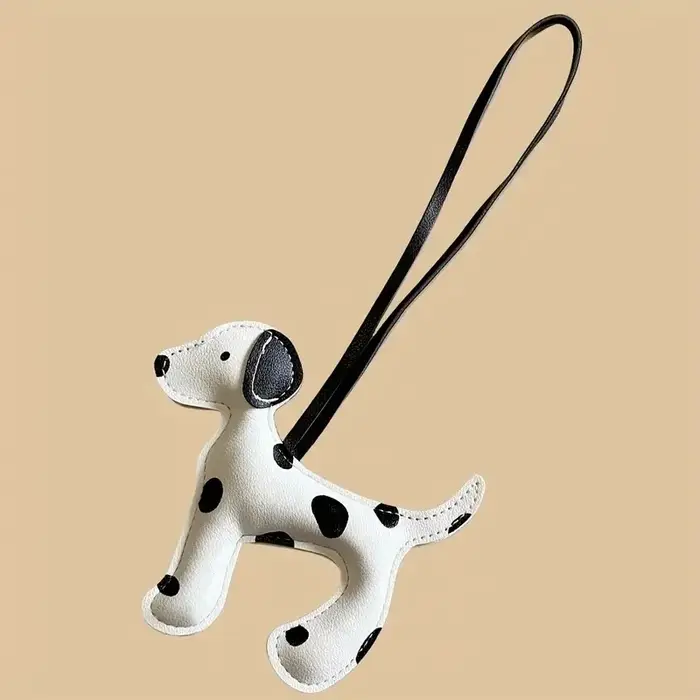 Breloque chien dalmatien mignon