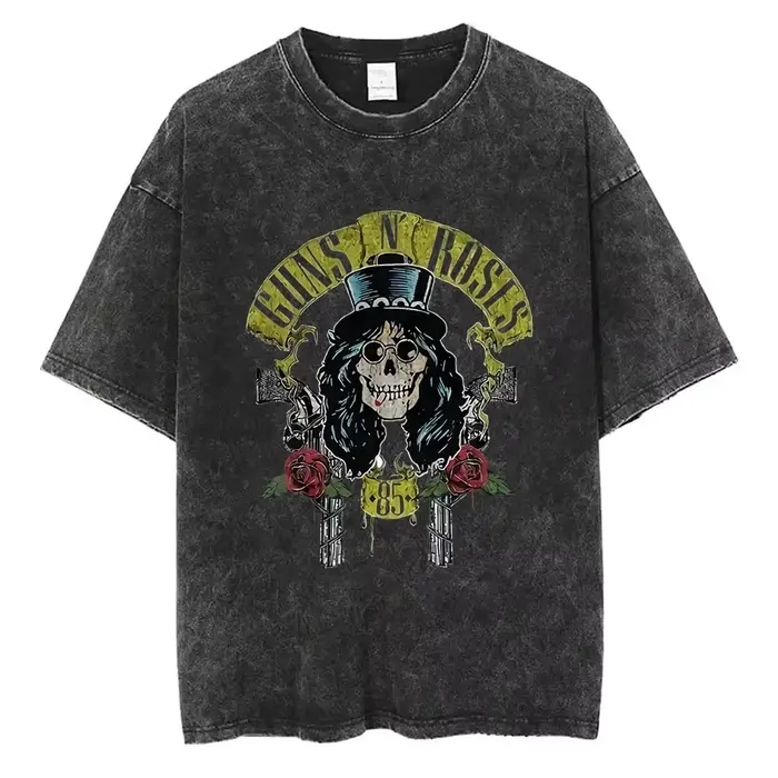 Nouveauté - T-shirt pour homme - T-shirt graphique - T-shirt pour hommes - Ropa Hombre - Guns N Rose