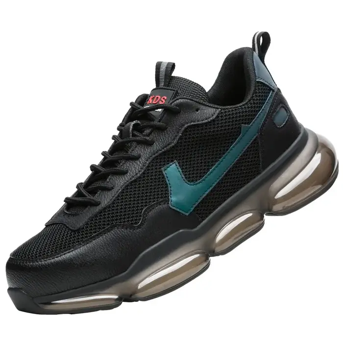 Chaussures de Sécurité avec Boucle en Métal pour Homme, Basket de Travail Imperméable et Respirante