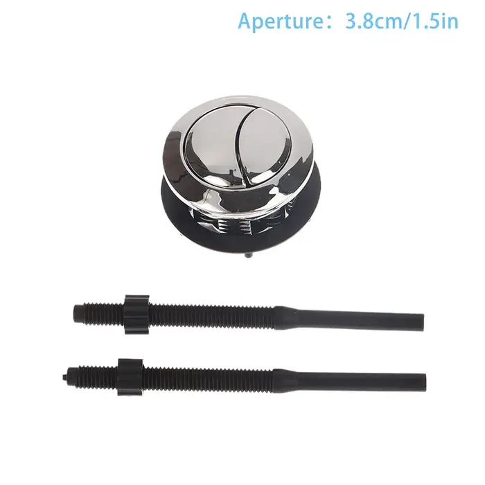 Closestool-Valve de rinçage ronde universelle pour touristes, bouton poussoir de remplacement, préci
