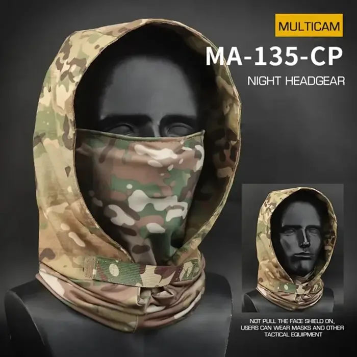 Cagoule tactique respirante pour chasse airsoft balaclava masque combat cosplay Halloween capuche