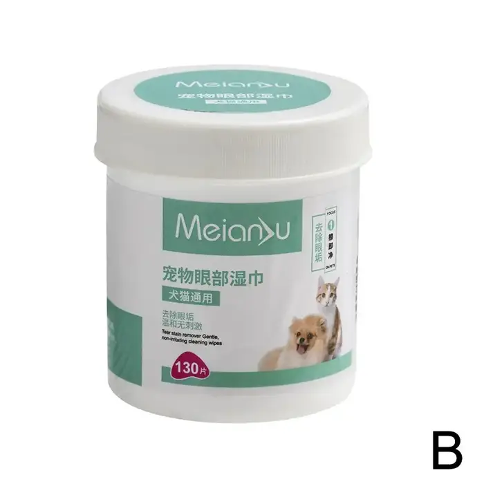 Lingettes anti-déchirures pour animaux de compagnie, chien, chiot, chaton, nettoyant, détachant, cha
