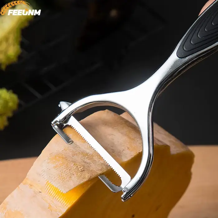 Accessoires de cuisine en acier inoxydable, éplucheur de légumes multifonction, coupe-pommes de terr