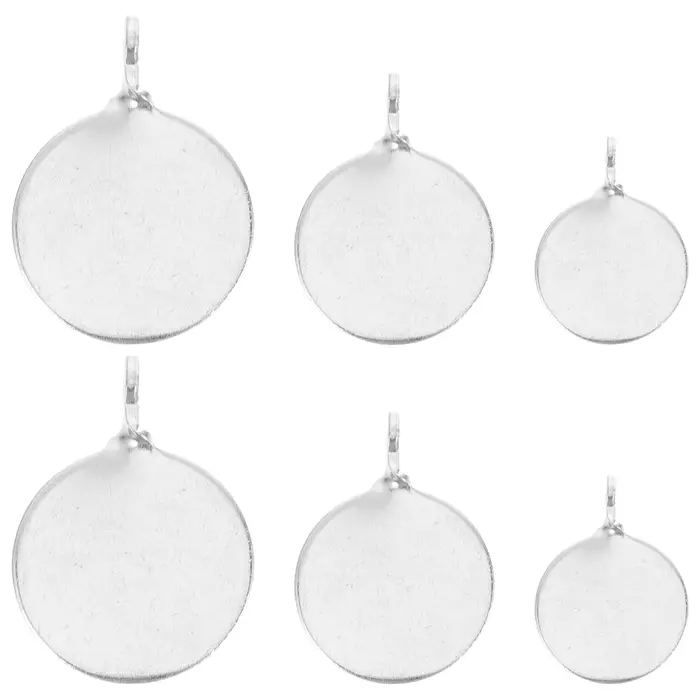 Lot de 6 cibles de tir en acier inoxydable (2 cm