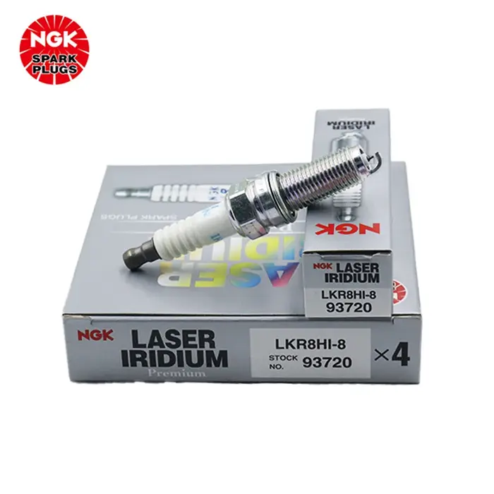 Bougie d'allumage NGK Iridium Gold LKR8HI-8 93720 convient pour Emgrand GL Vision SUV 1.3T(4 pièces)