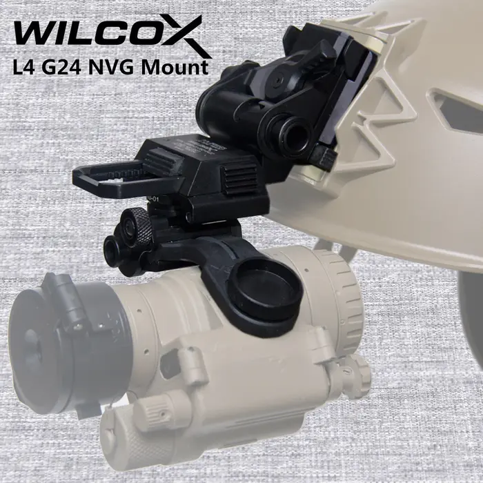 WILCOX métal L4 G24 L4G24 NVG support de casque pour PVS15 PVS18 GPNVG18 lunettes de Vision nocturne