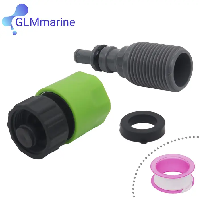 Kit de rinçage rapide pour bateau, connecteur de tuyau d'eau pour plusieurs moteurs hors-bord, Compa