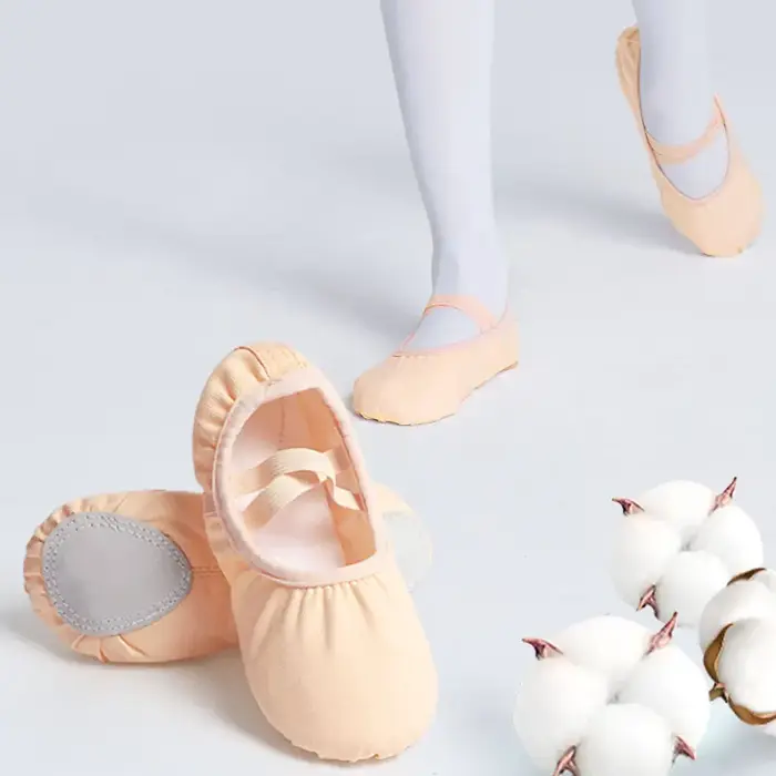 Filles chaussures de Ballet pour femme ballerine chaussures ballerines femmes toile semelle souple p