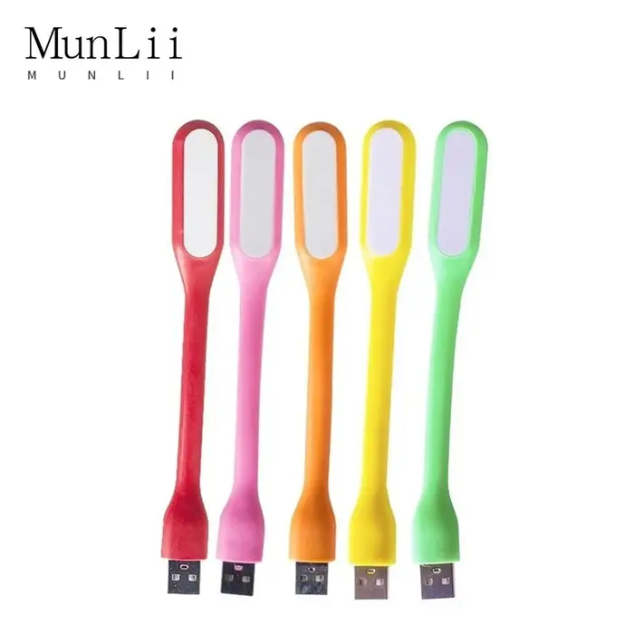MunLii USB 5V LED lampe de lecture Mini livre lumière pliable Camping veilleuses lampes de Table pou