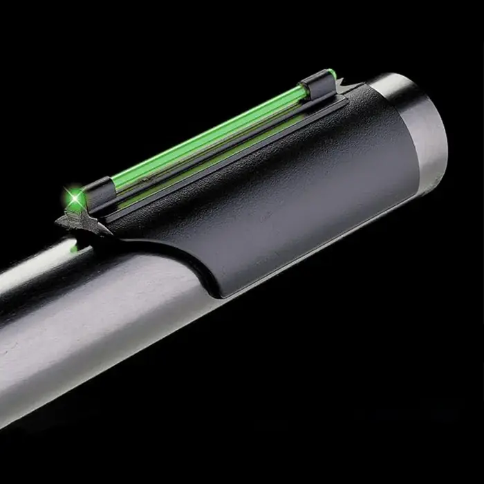 Viseur fibre optique Glo Dot II pour fusil de chasse - Compatible 12 et 20 calibres, montage canon lisse