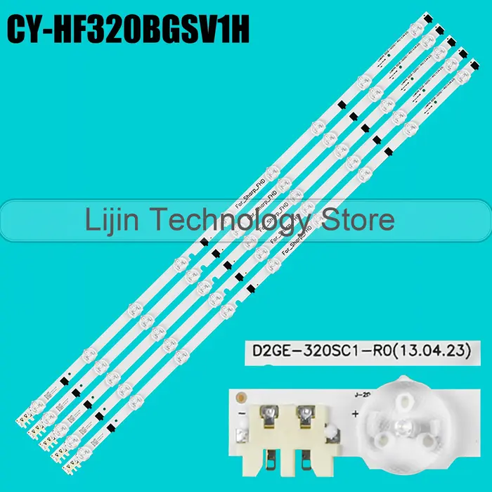 1/5/10 set LED strip For D2GE-320SC1-R0 D2GE-320SC0-R0 2013SVS32F UE32F5000AK UE32F5000AW CY-HF320BG