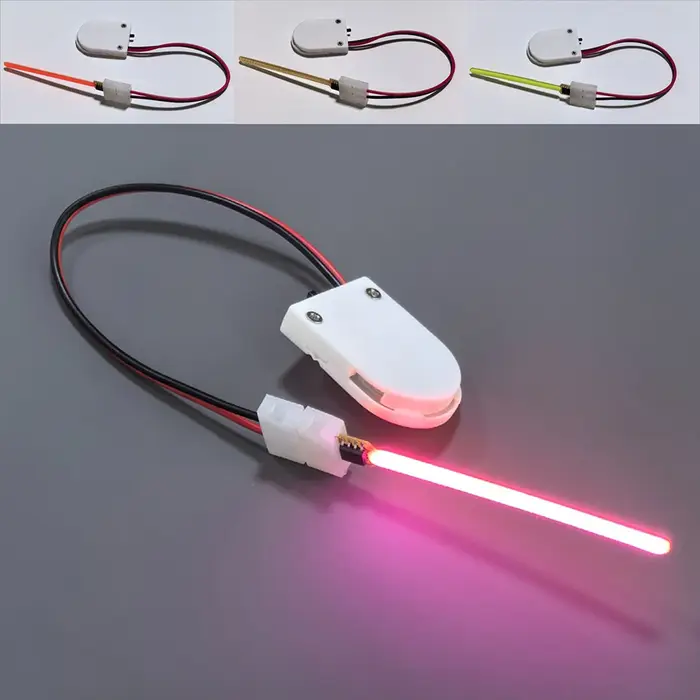 Lampe LED à flamme qui coule 3V, lumière à Filament de pluie de météores COB 40mm 59mm 70mm, bande F