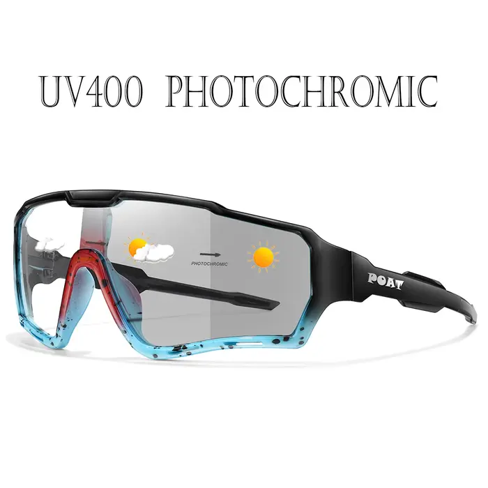 POAT marque hommes femmes vtt vélo vélo lunettes photochromiques cyclisme pêche lunettes de course n