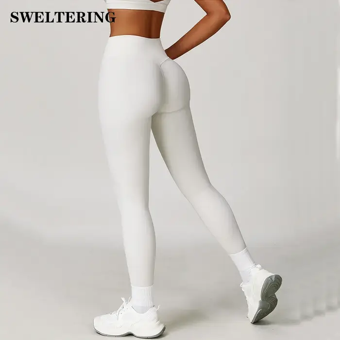 Leggings de yoga taille haute pour femme, effet push-up, pour le sport, le fitness, la course, le yo