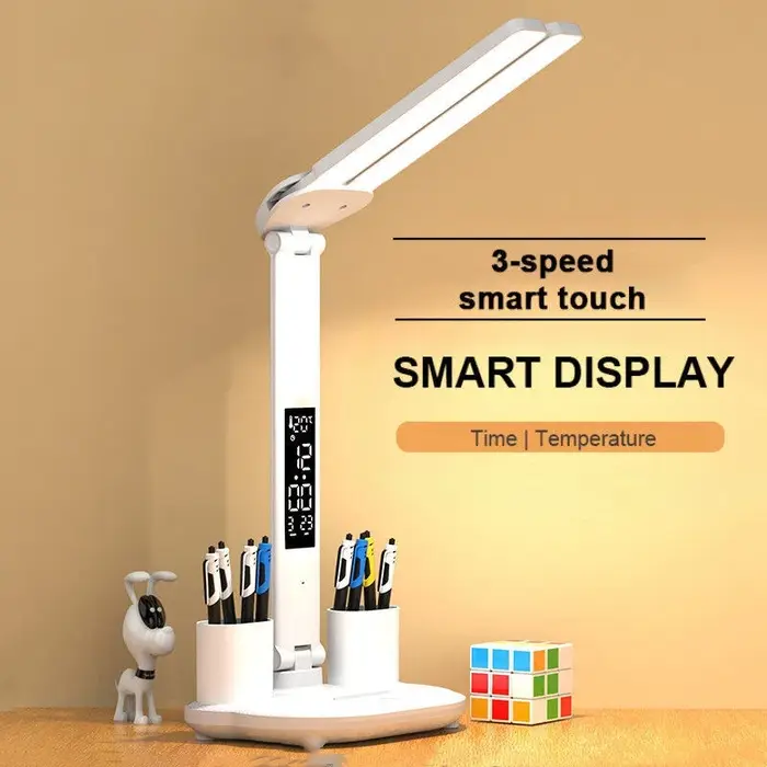 LED horloge lampe de Table USB rechargeable