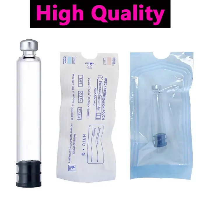 Cartouches vides de 3ml, emballage individuel, bouteille à Cassette pour l'esthétique jetable, 10/20